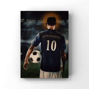 Voetbal - Saint Luigi Scrosoppi - patroonheilige van het voetbal - cadeau voor voetbalfans - voetballer - patroonheilige print