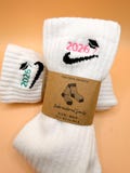 Custom Dri-Fit 2026 Graduation Cap Crew Socks \u2013 Personalized Graduation Gift for Grads & Students