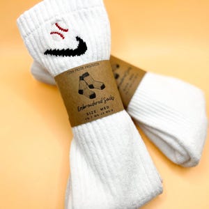 Custom Dri-Fit Baseball Nike Socks – Embroidered Everyday Cushioned Athletic Socks – Personalized Football Gift for Players & Teams