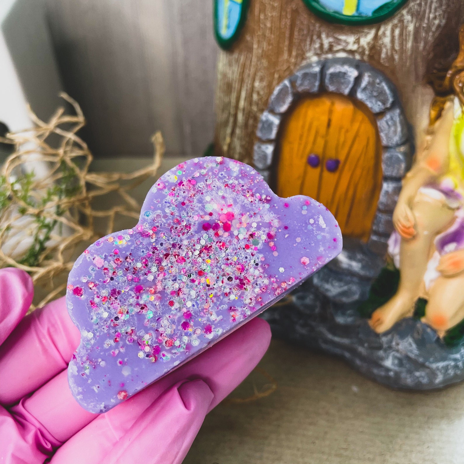 Biodegradable glitter wax melts Eco glitter Cloud wax melts Etsy