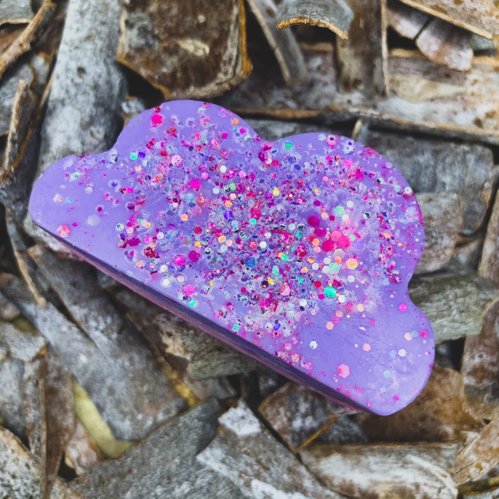 Biodegradable glitter wax melts Eco glitter Cloud wax melts Etsy