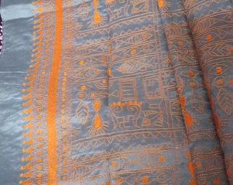 Kanthastitch handcrafted Silk Dupatta Stole accessories partywear indian ethnic wear