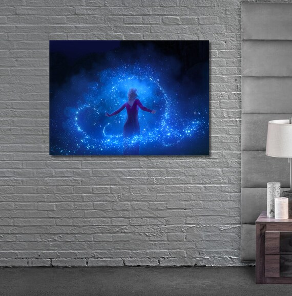 Frozen 2 Poster Frozen 2 Wall Decor Canvas Framed And Ready To Hang Or Unframed Wall Art Home Decor