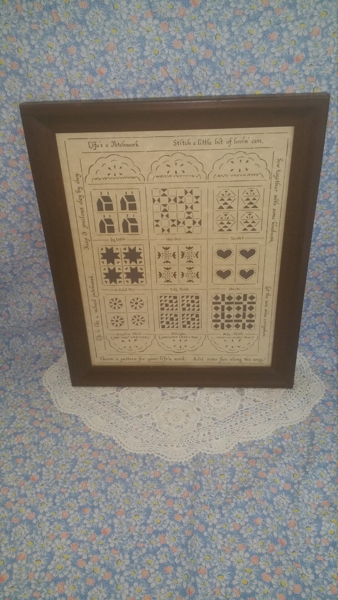 Designs With Scissors Framed Cut Out Design Quilt Patterns Etsy