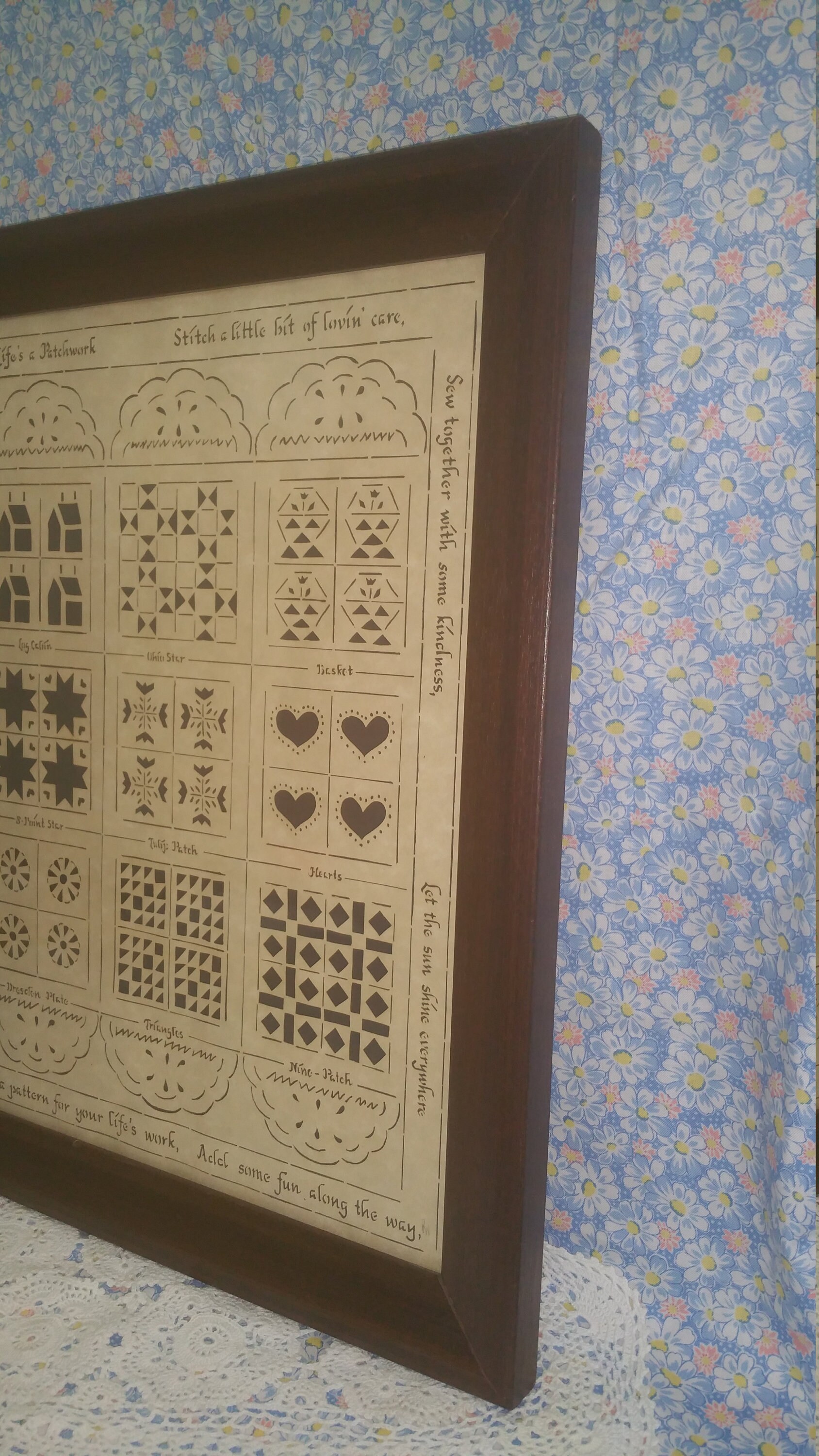 Designs With Scissors Framed Cut Out Design Quilt Patterns Etsy