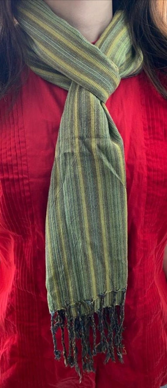 Handwoven Egyptian Cotton Scarves Etsy