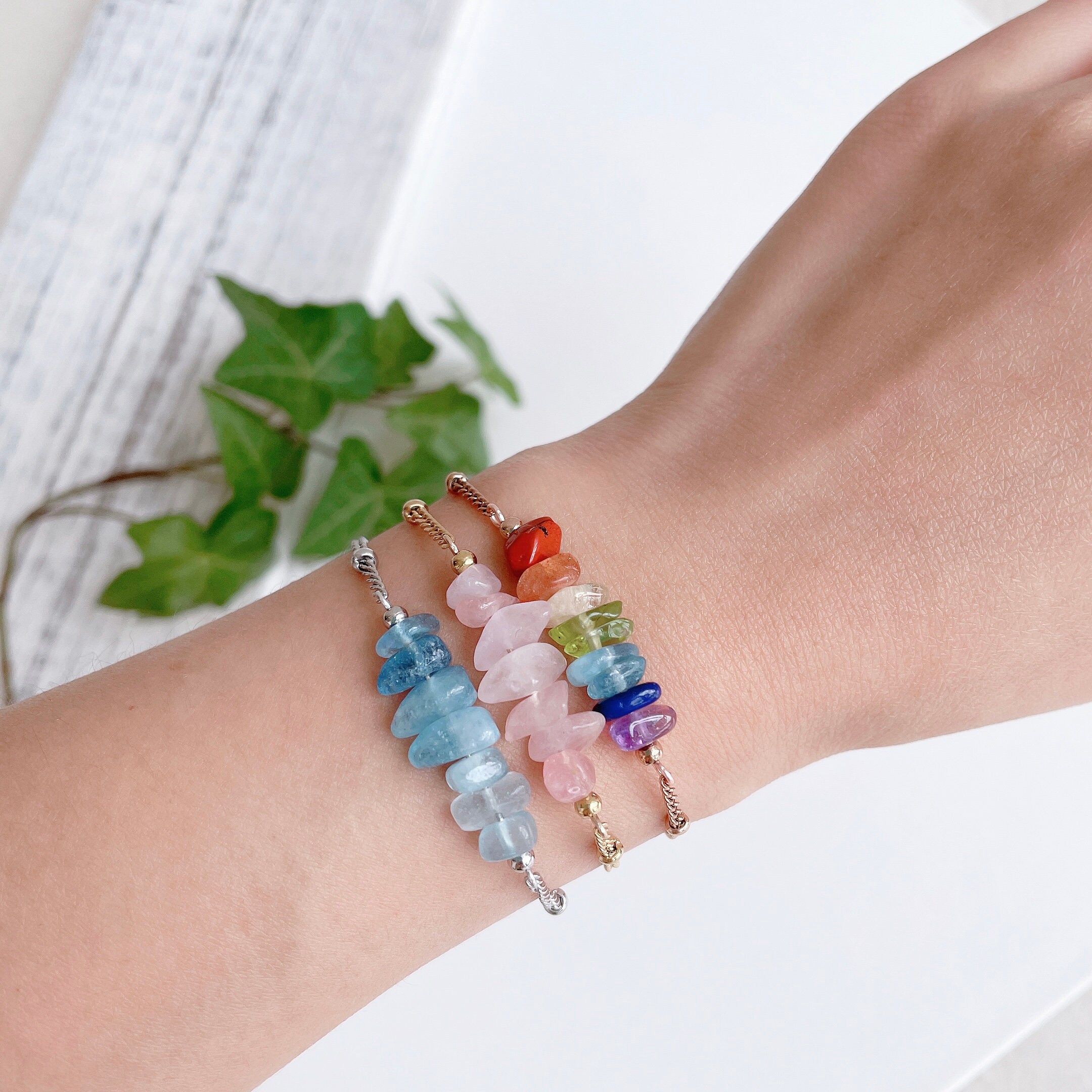 Bracciale in Pietra di Luna Adularia - Magia e armonia