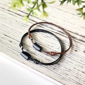Black tourmaline Bracelet - Chakra Energy Healing Protection Relieves Stress Anxiety , Gift for her- Genuine Protection Stone - Christmas