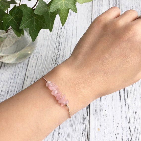 Madagascan Rose Quartz Crystal Energy Bracelet – Wished For Crystals &  Jewellery