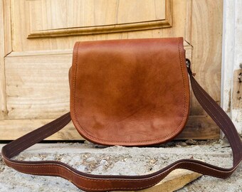 Leather Saddle Bag, Leather Cross Body Bags For Women, Leather Satchel, Handmade Leather Purse Leather Shoulder Bag Brown Leather Purse Sale