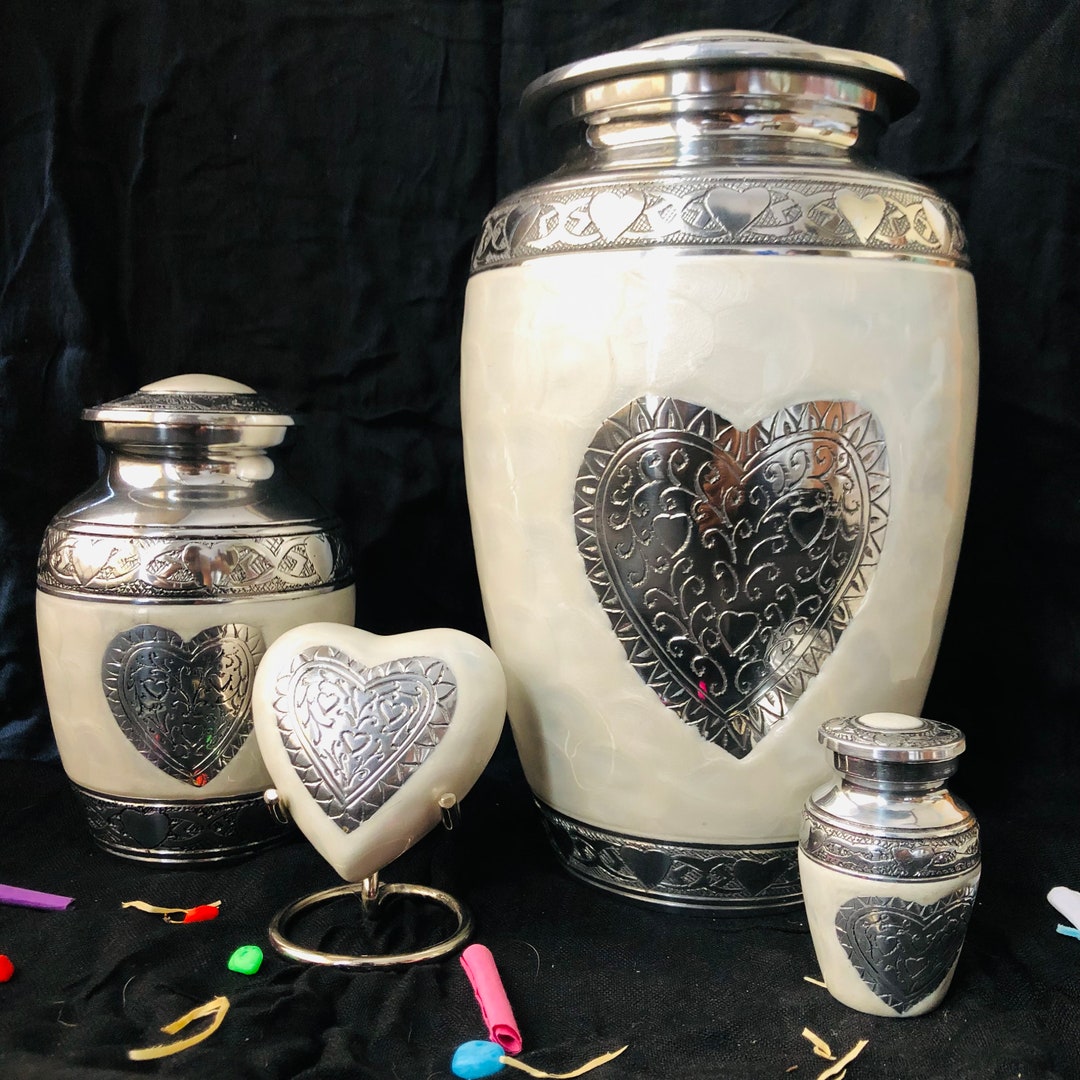 Urn for Human Ashes, Urn for Human Ashes Full Size, Heart Urn