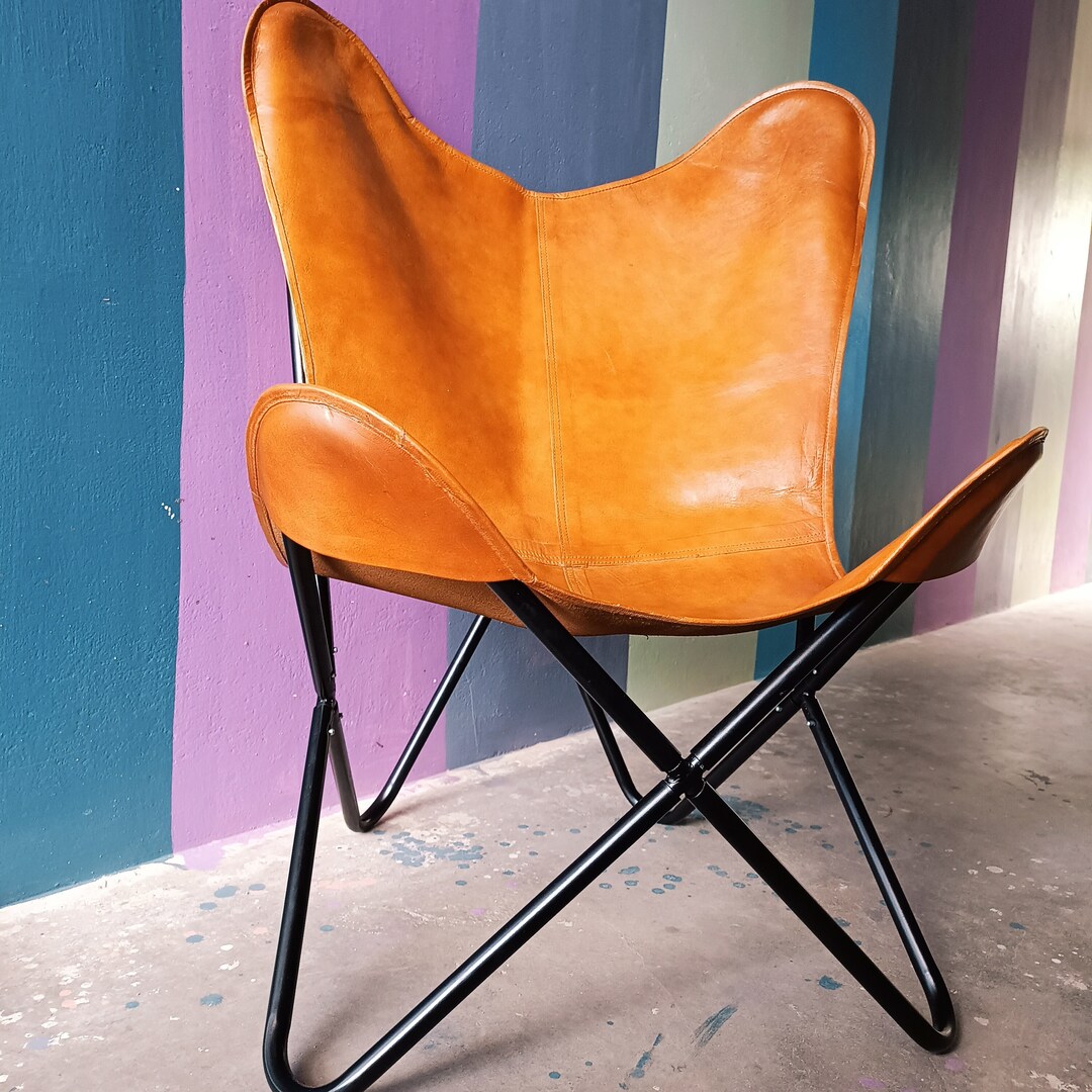 Leather Butterfly Chair Replacement Cover Leather BKF Living Etsy