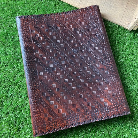 Leather 2/3/4 Ring Binder , Leather Binder, Refillable Large Binder ,  Document Holder,a4 Tree of Life Binder, Leather Cover, Leather Folder 