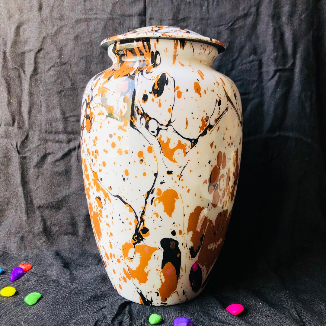 Cremate Urn for Adult Colorful Urns, Urn for Human Ashes Full Size