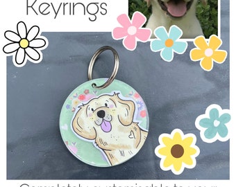 Customisable Pet Keyrings