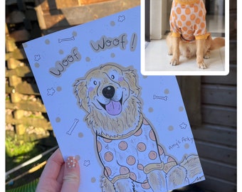 Draw My Pet! Customisable Pet Portraits