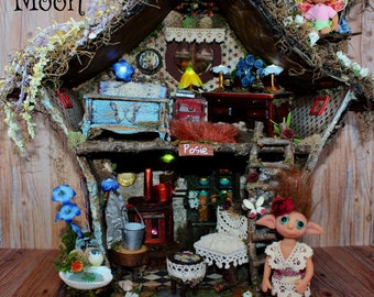Adorable Fairy House! Furnished Fairy Dollhouse!