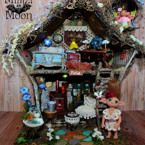 Adorable Fairy House! Furnished Fairy Dollhouse!