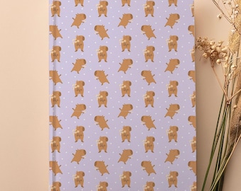Capybara Notebook: Kawaii Animal Journal, Lined A5 Hardcover