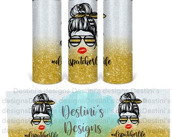 Plantilla de vaso Dispatch Life Messy Bun