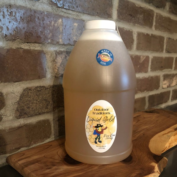 6 pound bottle Raw, unfiltered Eastern Montana Honey