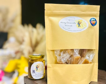 Salted Honey Caramels