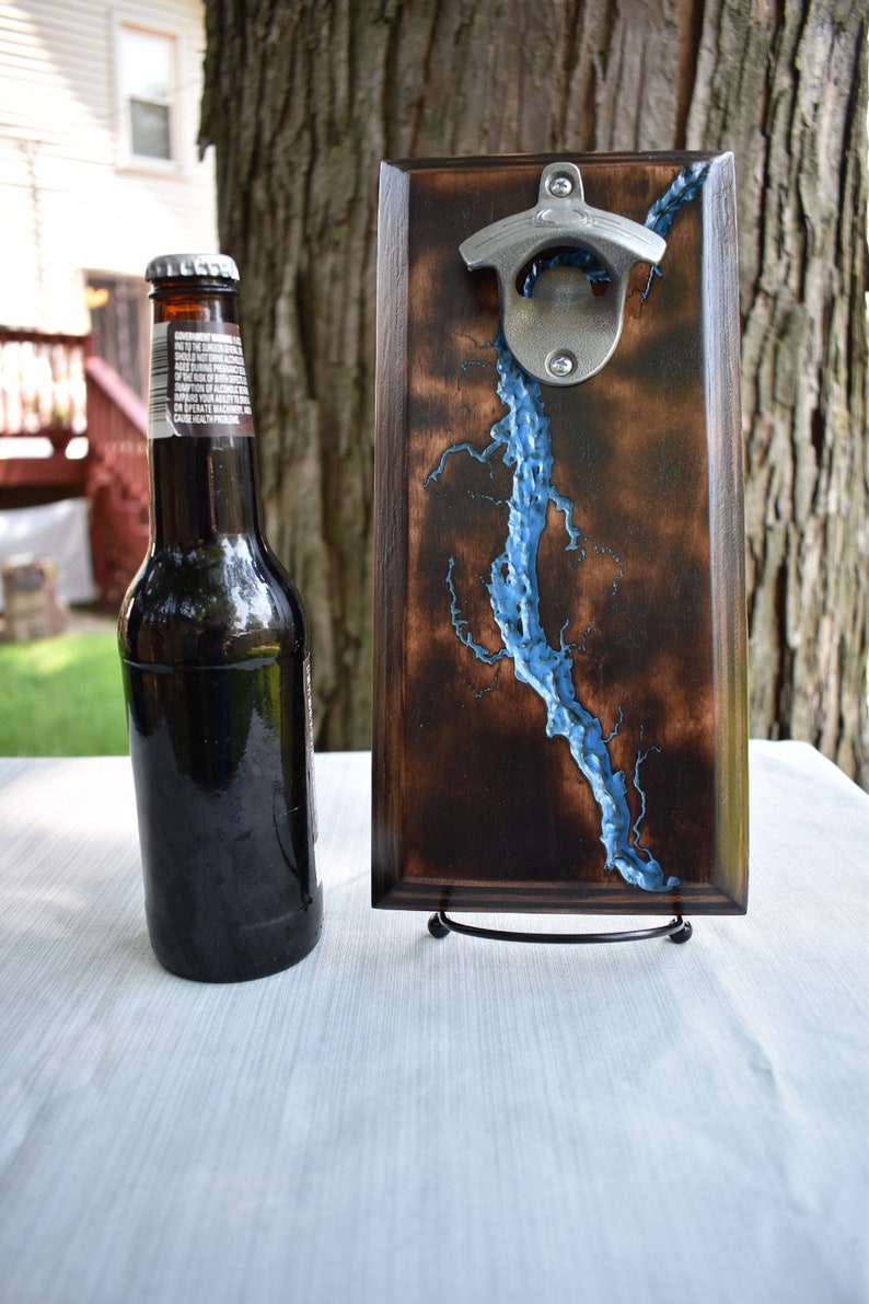 Lichtenberg Fractal Magnetic Bottle Opener Lichtenberg Fractal Magnetic Bottle Opener