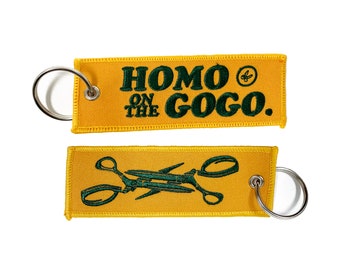 Homo On the Gogo KeyChain