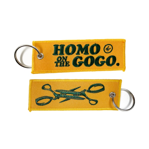 Homo On the Gogo KeyChain