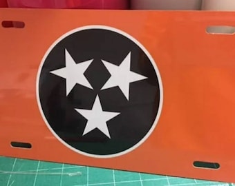 Tennessee Tri Star License Plate