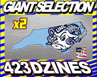 UNC Tarheels 7" Sticker Decal