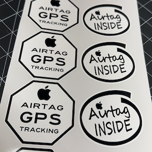 Airtag Protection vinyl decals stickers
