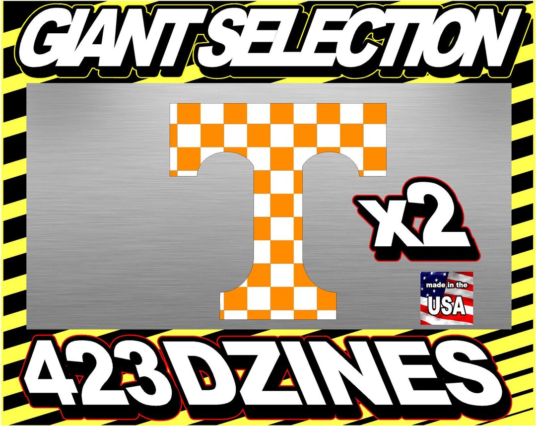 Tennessee Vols Checkered T 5