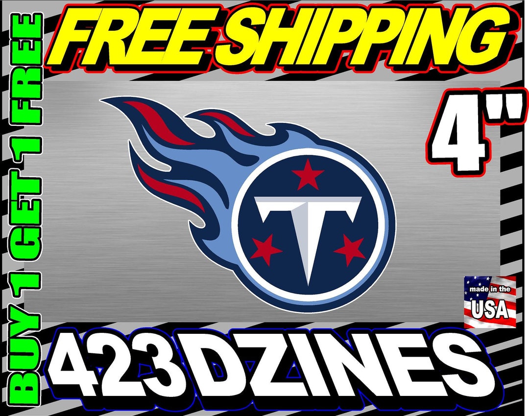 Tennessee Titans Football Sign Sticker Decal X2 - Etsy