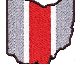 O--hio6Pcs Per 1Pack Logo Patches for Iron on and sewing Decorating clothes