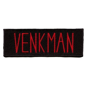 Ghostbusters Venkman Name Tag Patch Costume Embroidered Iron On BD1