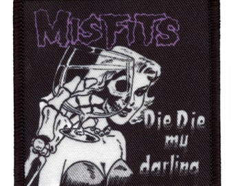 The Misfits Patch Die Die My Darling Cover Embroidered Iron On EG3
