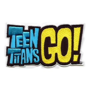 Teen Titans Go! Logo Patch DC Cartoon Network Embroidered Iron On BE6