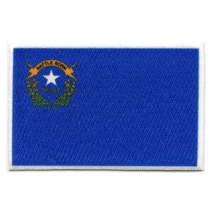 Nevada Patch State Flag Embroidered Iron On AG5