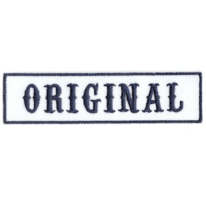 Original Member Patch Name Tag Bikers Club Embroidered Iron On BD5