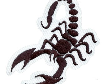 Scorpion Arachnid Embroidered Iron On AD1