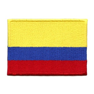 Colombia Country Flag Patch Republic South America Embroidered Iron On AH4