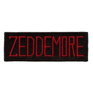 Ghostbusters Zeddemore Name Tag Patch Costume Embroidered Iron On BD1