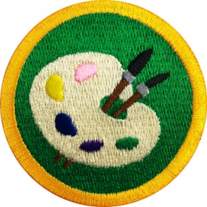 Walkie Talkie Radio Wilderness Scout Merit Badge Embroidered Iron on Patch