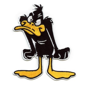 Official Daffy Duck Angry Patch Embroidered Iron On BA6