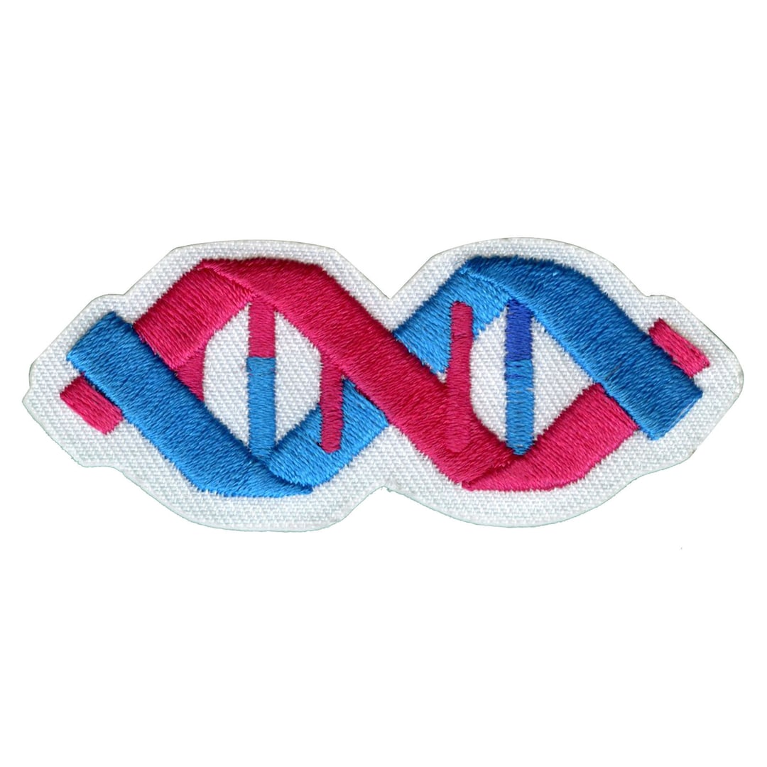 DNA Strand Emoji Patch Strand Embroidered Iron on AD3 Etsy