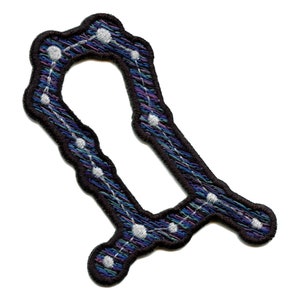 Gemini Zodiac Constellation Patch Stars Twins Horoscope Embroidered Iron On EB4