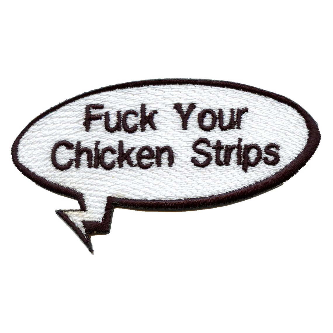 Fk Your Chicken Strips Patch Saying Meme Embroidered Iron On Etsy