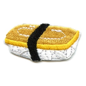 Tamago Egg Sushi Patch Omelet Rice Embroidered Iron On EF4