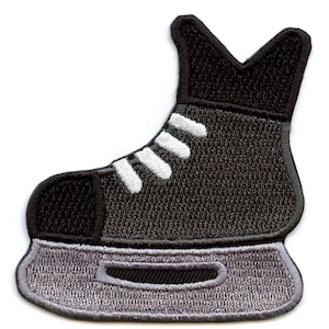 Hockey Skate Patch Embroidered Iron On AF6